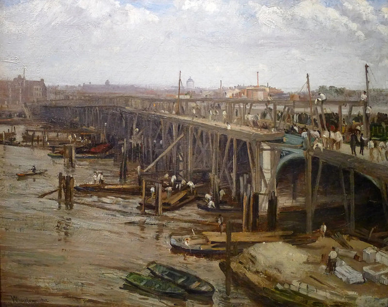 De laatste van het oude Westminster - James Abbott McNeill Whistler