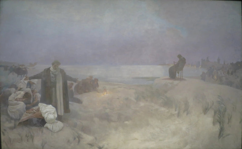 De Laatste Dag van Jan Amos Komenský - Alphonse Mucha