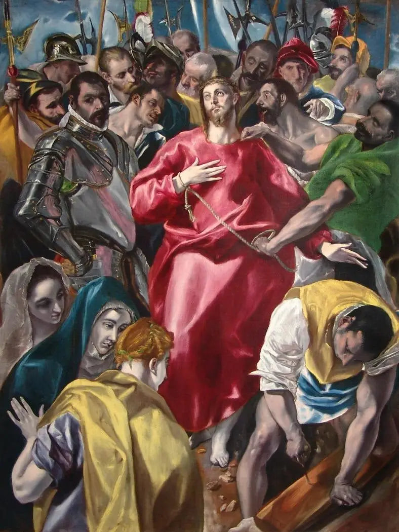 Het ontbloten van Jezus - El Greco