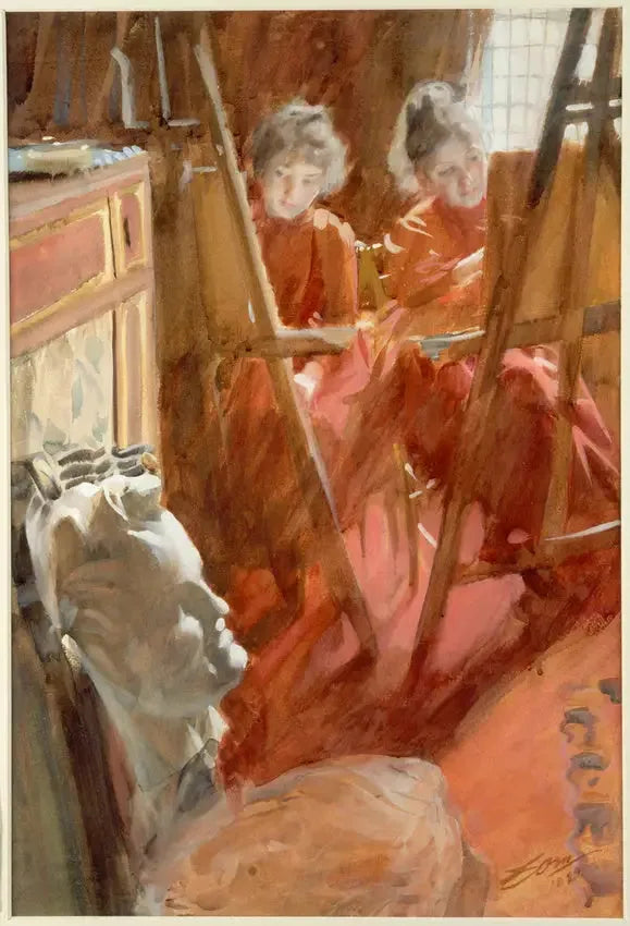 De tekening van de meisjes Schwartz - Anders Zorn

Source:
Le dessin des filles Schwartz - Anders Zorn