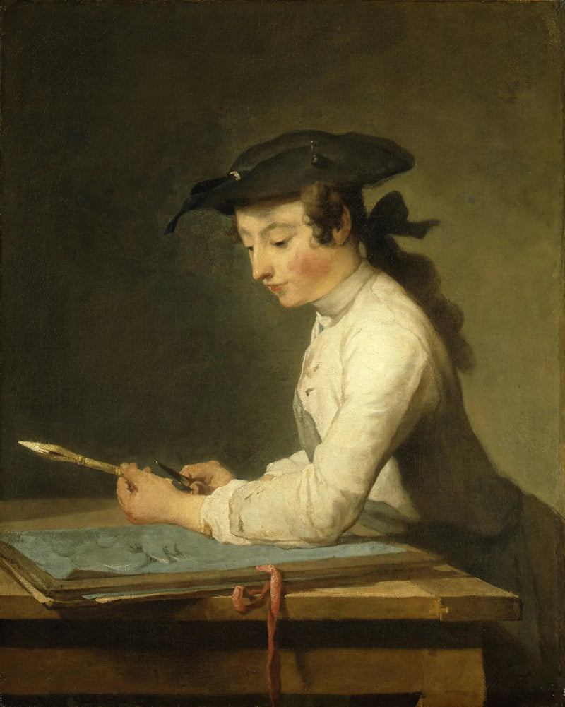 De tekenaar - Jean Simeón Chardin
