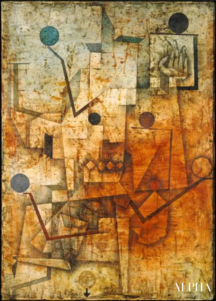 le diable jongle - Paul Klee - Reproductions de tableaux et peintures haut de gamme