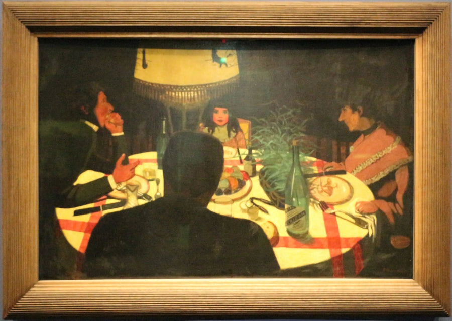Het Diner, lampen effect - Félix Vallotton

Source:
Le Dîner, effet de lampe - Félix Vallotton