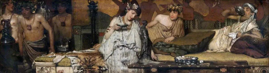 Het diner - Lawrence Alma-Tadema