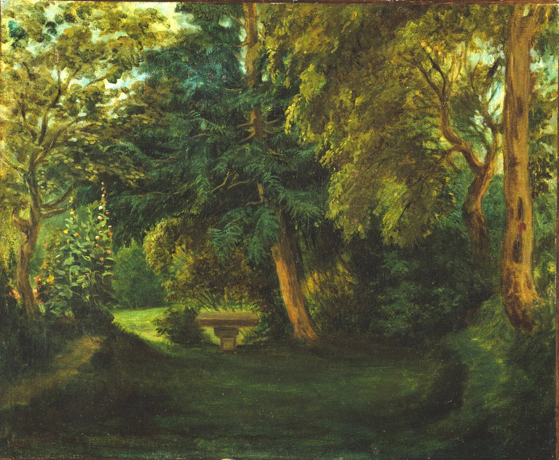 Het domein van George Sand in Nohant - Eugène Delacroix
