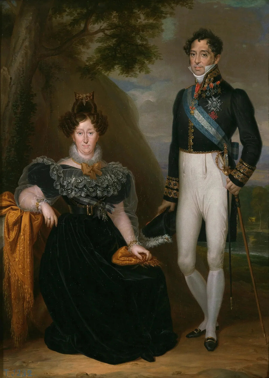 De hertog en hertogin van San Fernando de Quiroga - Rafael Tejeo