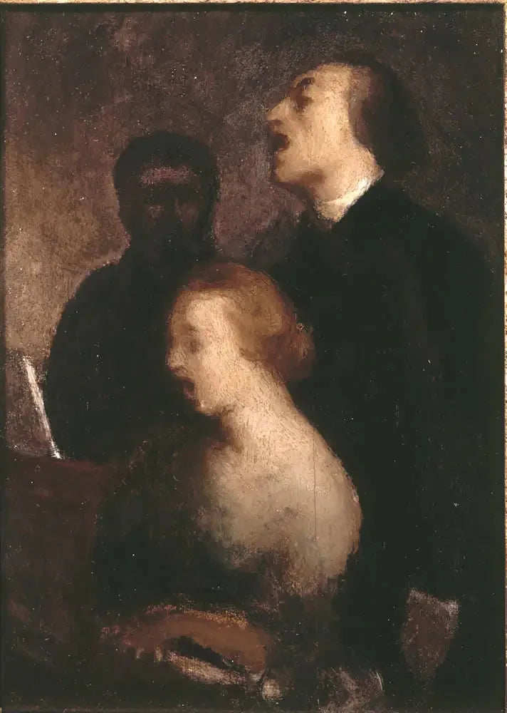 Het Duo - Honoré Daumier