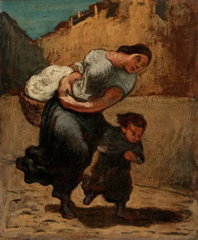 De Last (Wasserijster) - Honoré Daumier