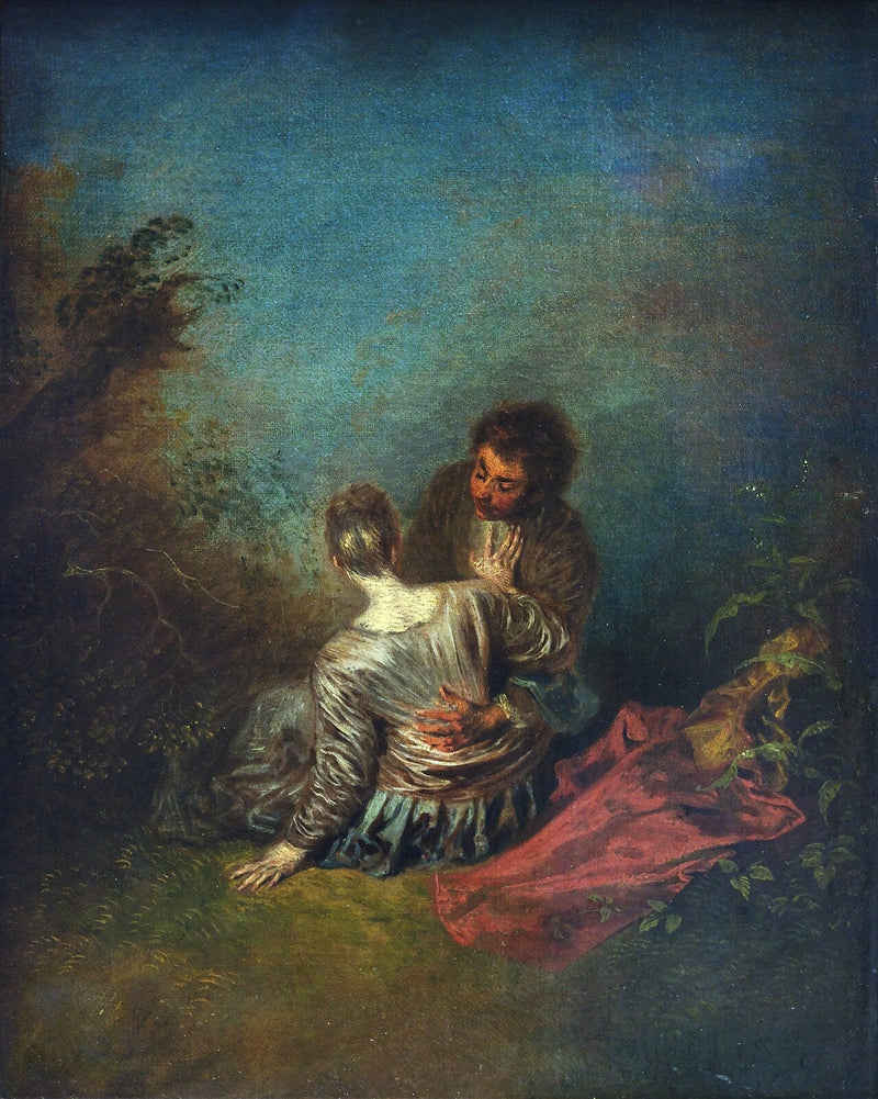 De misstap - Antoine Watteau