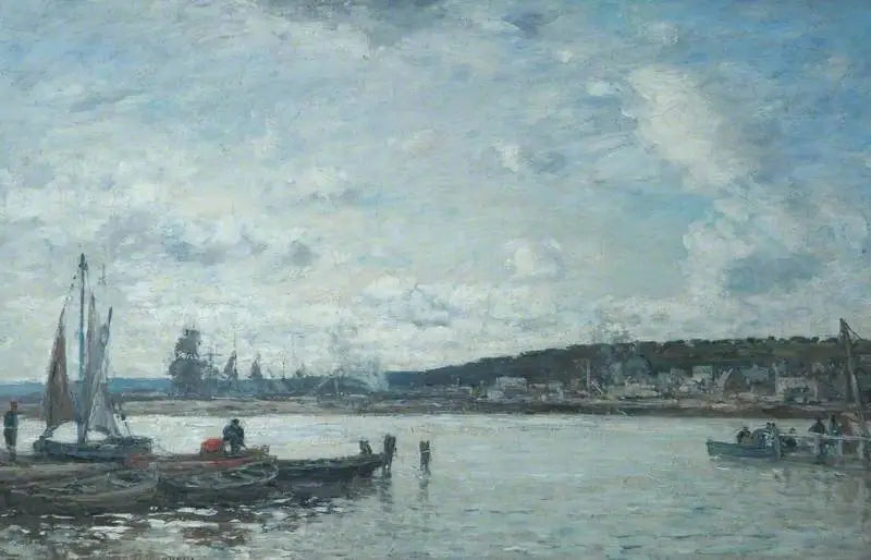 De Veerboot in Deauville - Eugène Boudin