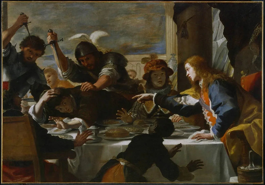 Het feestmaal van Absalom - Mattia Preti