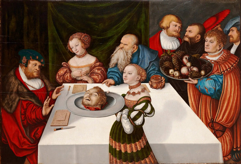 Het feestmaal van Herodes - Lucas Cranach de Oudere