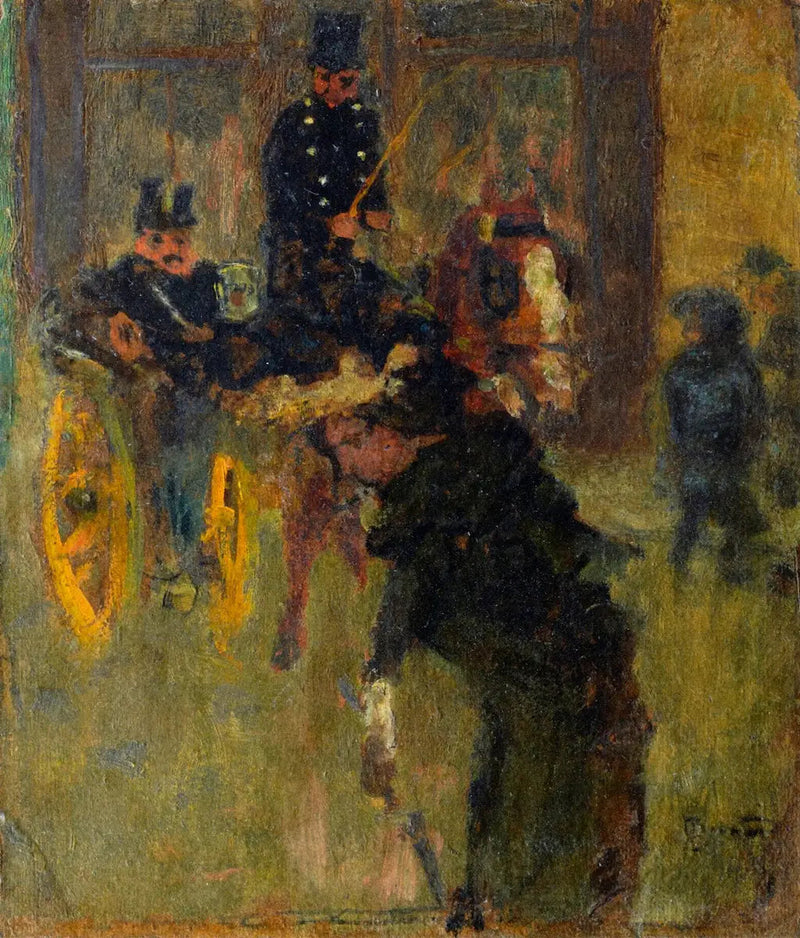 De fiacre - Pierre Bonnard