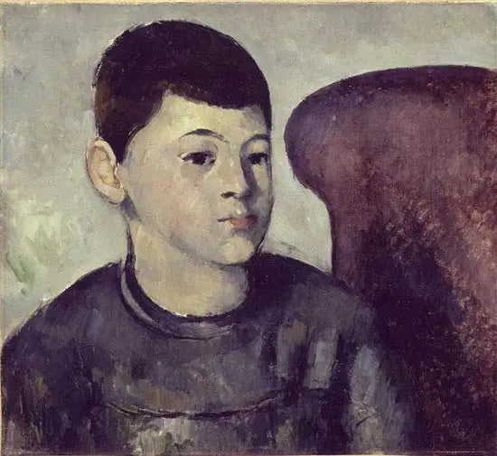 De Zoon van de kunstenaar in de rode fauteuil - Paul Cézanne