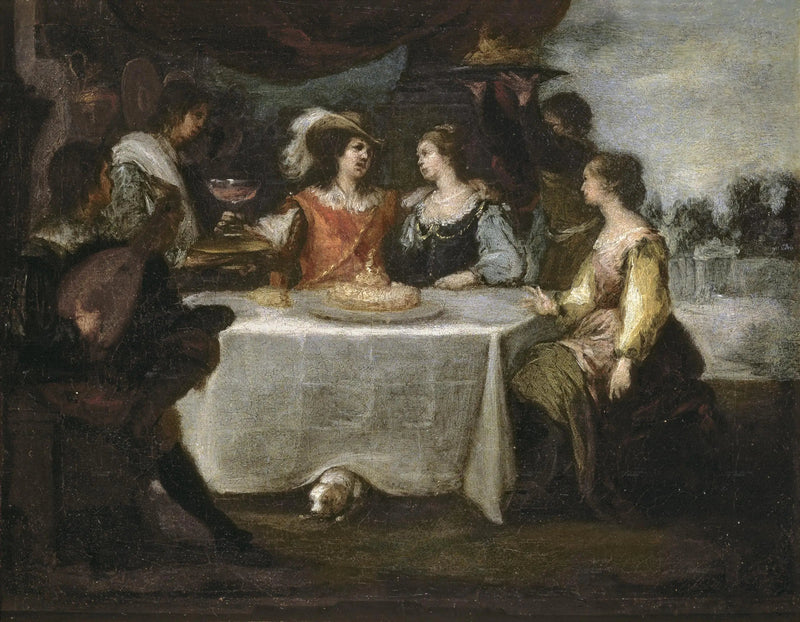 De verloren zoon verspilt zijn erfenis - Bartolomé Esteban Murillo

Source:
Le fils prodigue gaspillant son héritage - Bartolomé Esteban Murillo