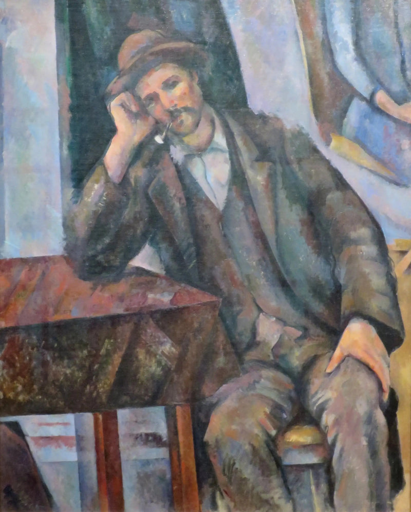 De pijproker leunend - Paul Cézanne