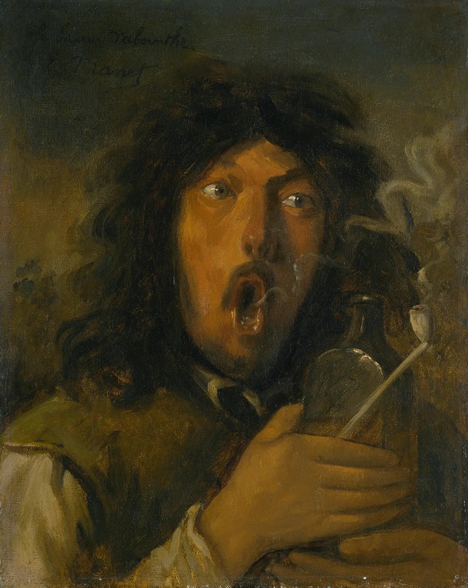 Le Fumeur - Édouard Manet image 1 copie de tableau peinte à la main