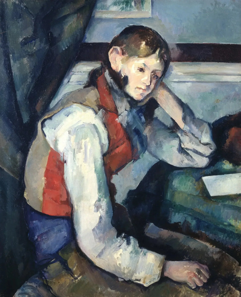 De Jongen met de Rode Vest - Paul Cézanne