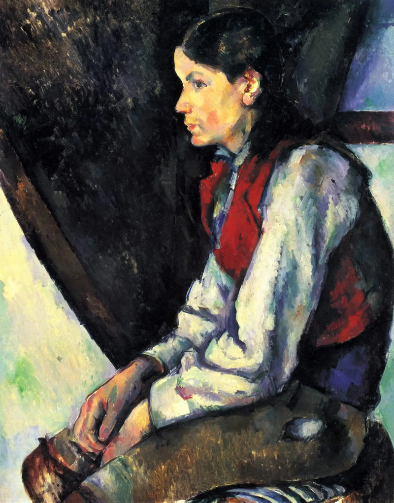 De Jongen met de Rode Vest - Paul Cézanne