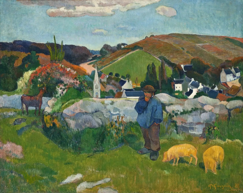 De Varkenshoeder, Bretagne - Paul Gauguin