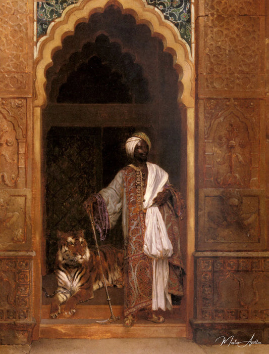 Le gardien du palais - Rudolf Ernst - Reproductions de tableaux et peintures haut de gamme