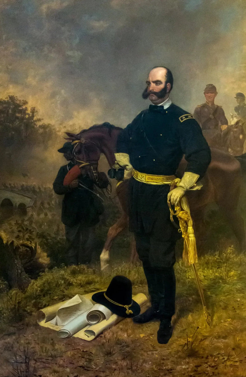 De generaal Ambrose Burnside bij Antietam - Emanuel Leutze

Source:
Le général Ambrose Burnside à Antietam - Emanuel Leutze