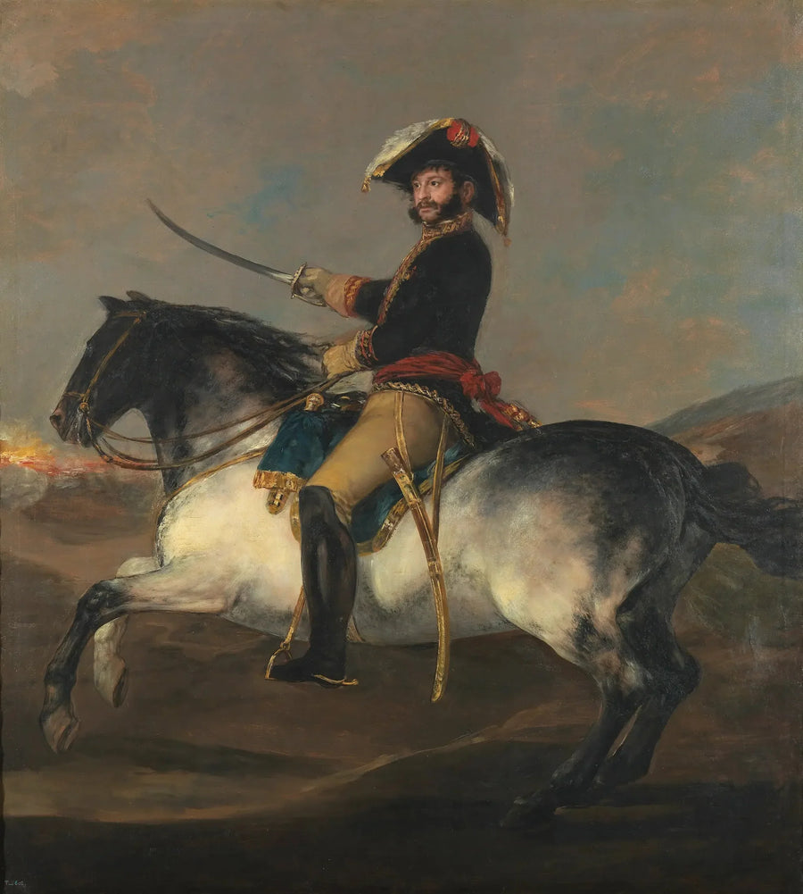 Generaal José de Palafox te paard - Francisco de Goya