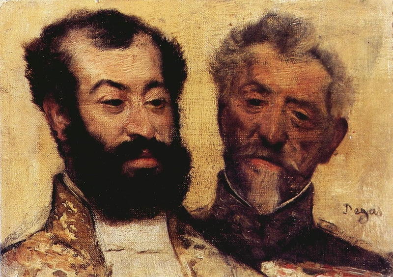 Generaal Mellinet en de grote rabbi Astruc - Edgar Degas