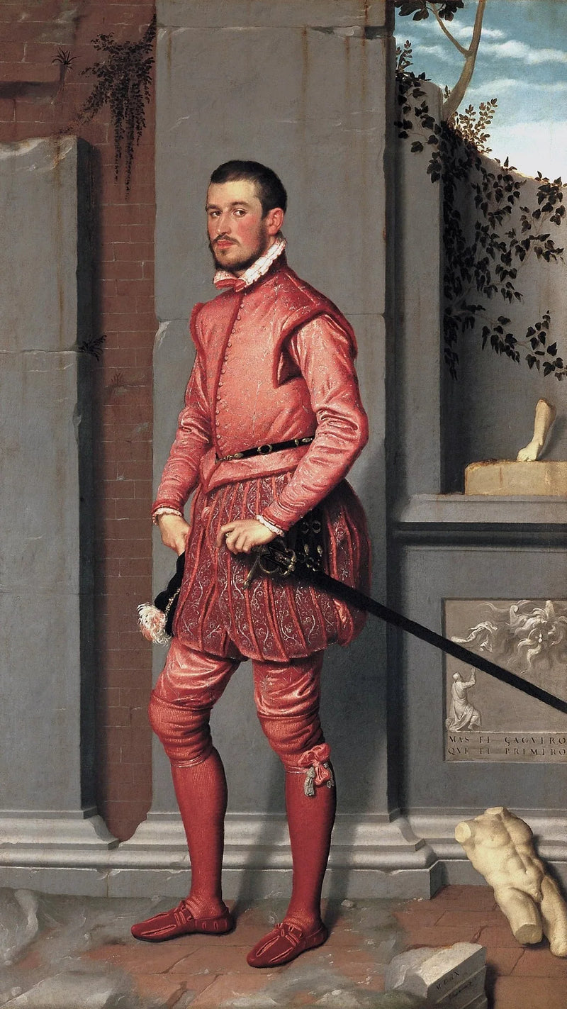 De heer in roze - Giovanni Battista Moroni