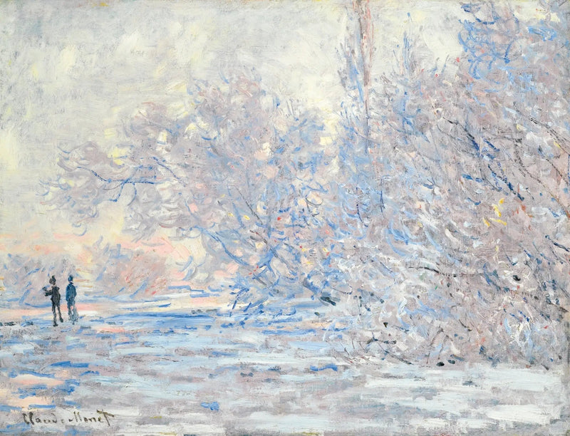De rijp in Giverny - Claude Monet