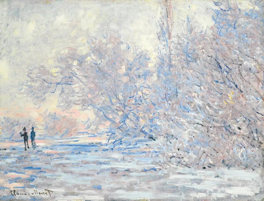 De rijp in Giverny - Claude Monet