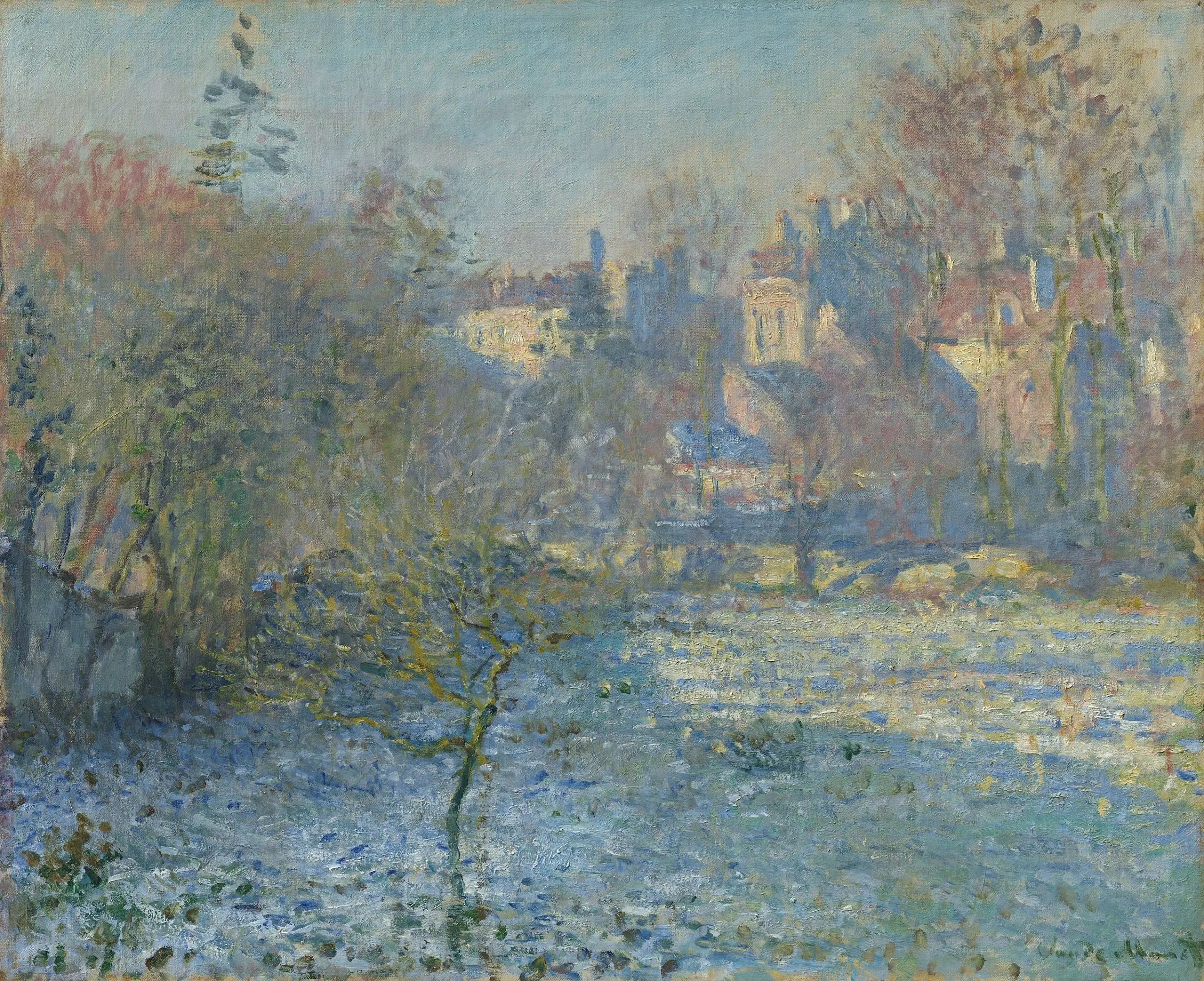 Le givre - Claude Monet image 1 reproduction réalisée par Alpha Reproduction