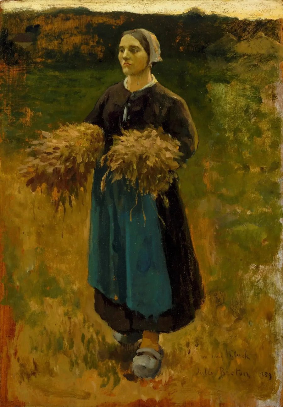 De oogstplukker - Jules Breton