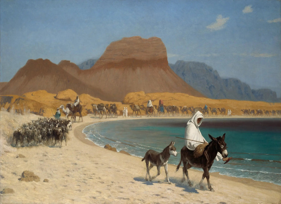 De Golf van Aqaba - Jean-Léon Gérôme