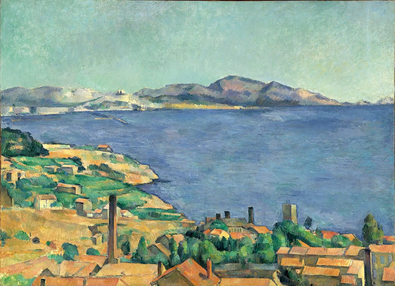 De baai van Marseille gezien vanuit l'Estaque - Paul Cézanne
