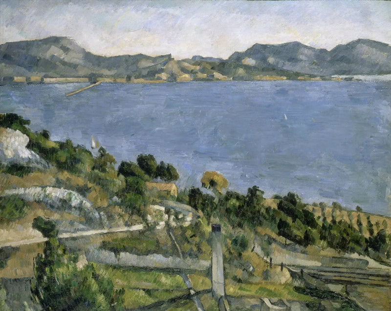 De Golf van Marseille gezien vanaf l'Estaque - Paul Cézanne