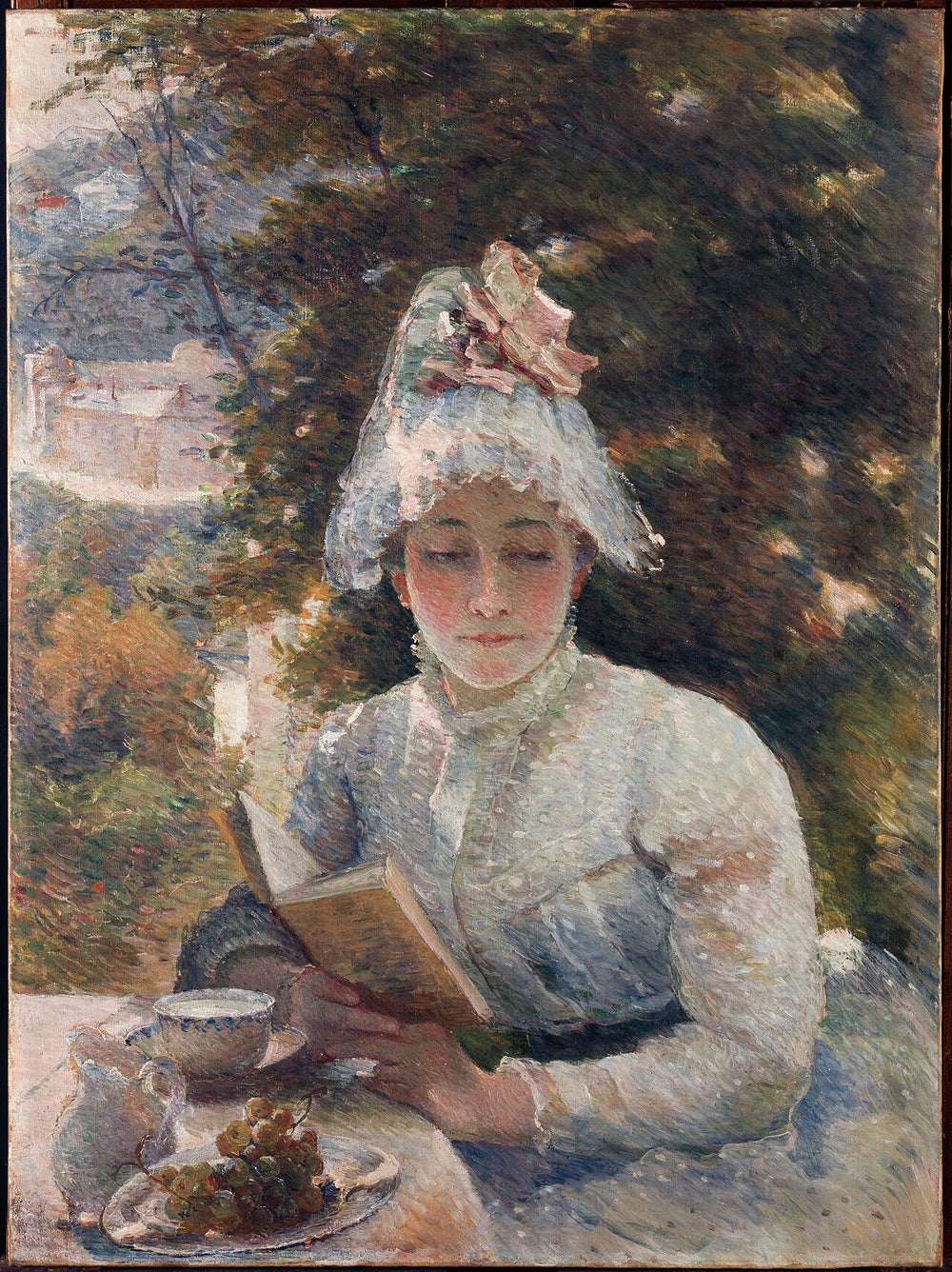 Le Goûter - Marie Bracquemond image 1 copie de tableau peinte à la main