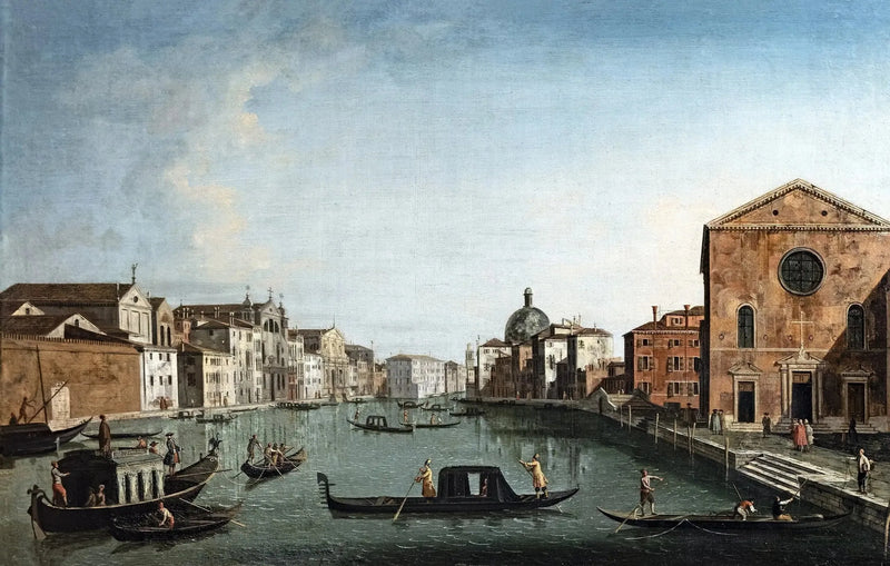 De Grote Gracht bij Sint Lucia - Canaletto