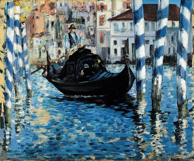 Het Grote Kanaal in Venetië - Édouard Manet