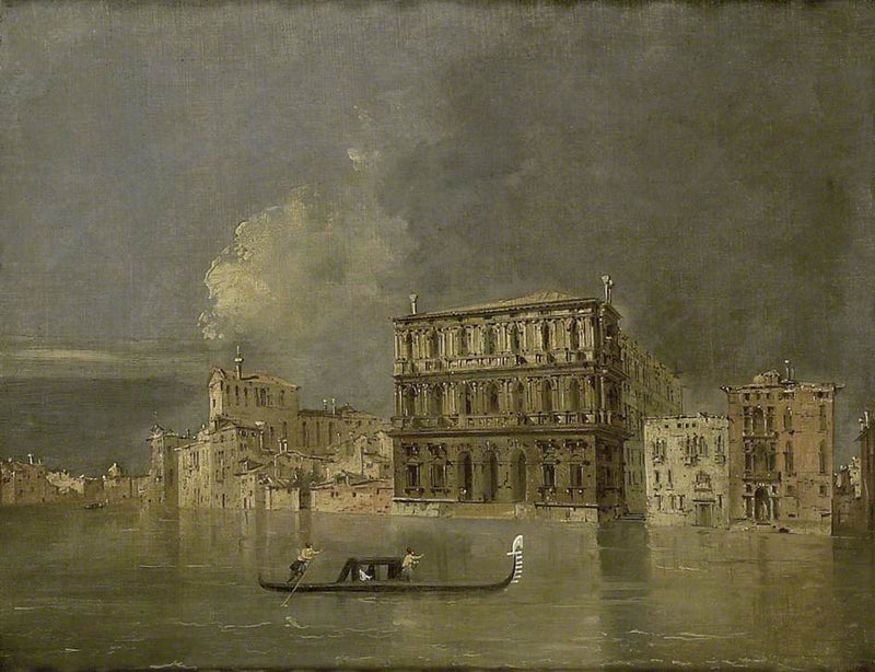 De Grote Gracht met het Palazzo Corner della Ca' Grande - Francesco Guardi