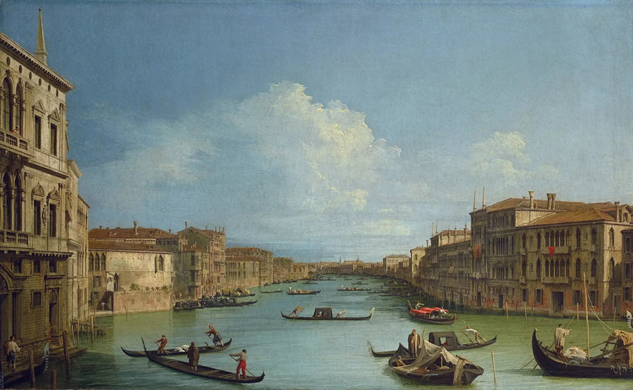 De Grote Gracht, vanaf Ca' Foscari naar de Rialto-brug - Canaletto

Source:
Le Grand Canal, depuis Ca' Foscari vers le pont du Rialto - Canaletto