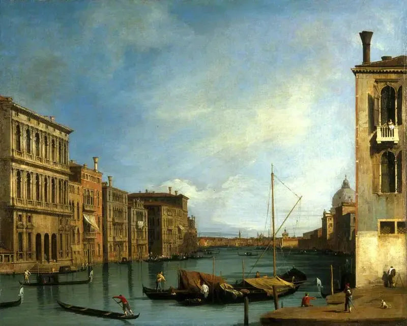 De Grote Gracht vanaf het Campo San Vio, Venetië - Canaletto

Source:
Le Grand Canal depuis le Campo San Vio, Venise - Canaletto