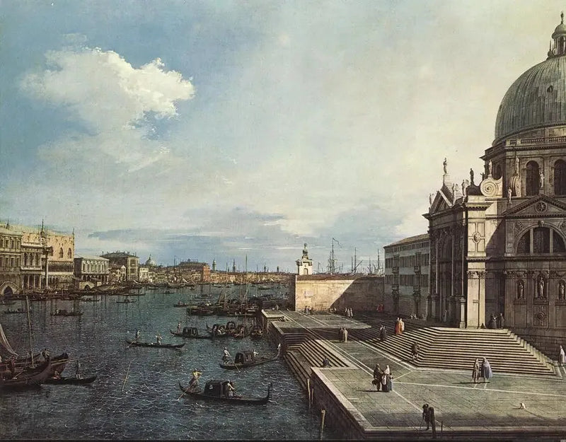 De Grote Gracht vanaf de Salute-kerk - Canaletto

Source:
Le Grand Canal depuis l'église de la Salute - Canaletto