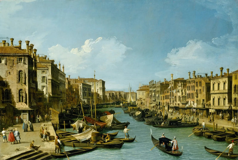 De Grote Gracht bij het Rialto, Venetië - Canaletto

Source:
Le Grand Canal près du Rialto, Venise - Canaletto