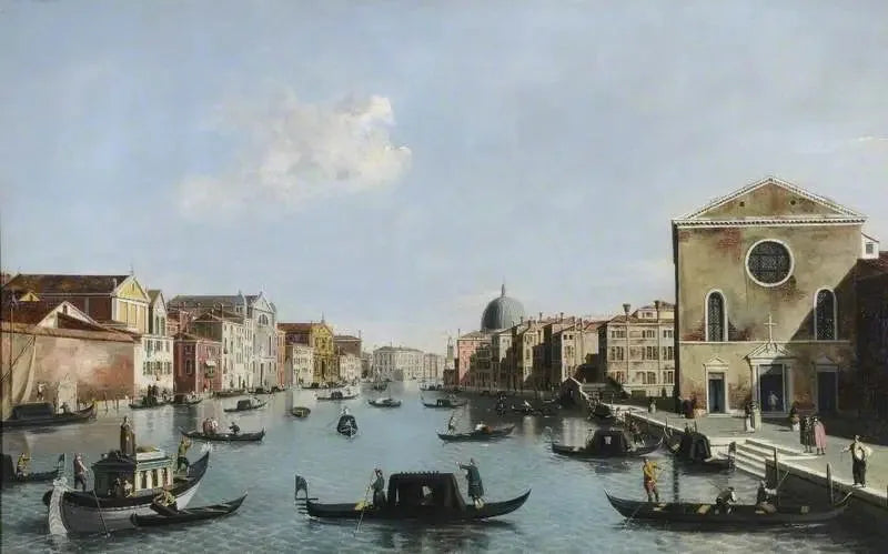 De Grote Gracht, Venetië - Canaletto