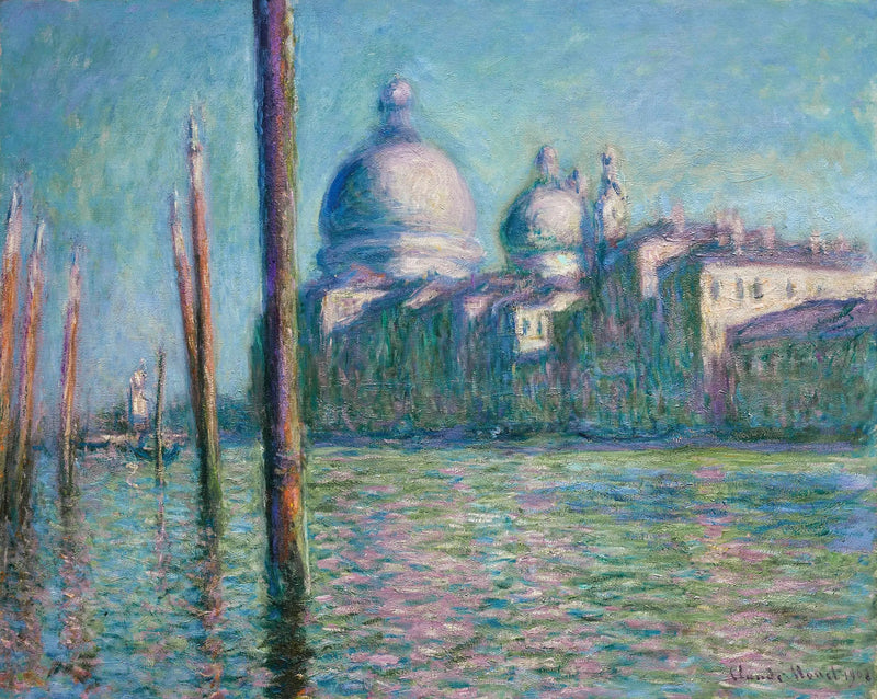 Het Grote Kanaal, Venetië - Claude Monet