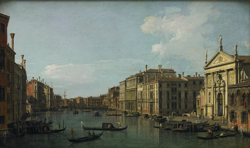 Het Grote Kanaal, Venetië, uitzicht naar het zuidoosten vanaf San Stae tot aan de Fabbriche Nuove di Rialto - Canaletto

Source:
Le Grand Canal, Venise, vue vers le sud-est depuis San Stae jusqu'aux Fabbriche Nuove di Rialto - Canaletto