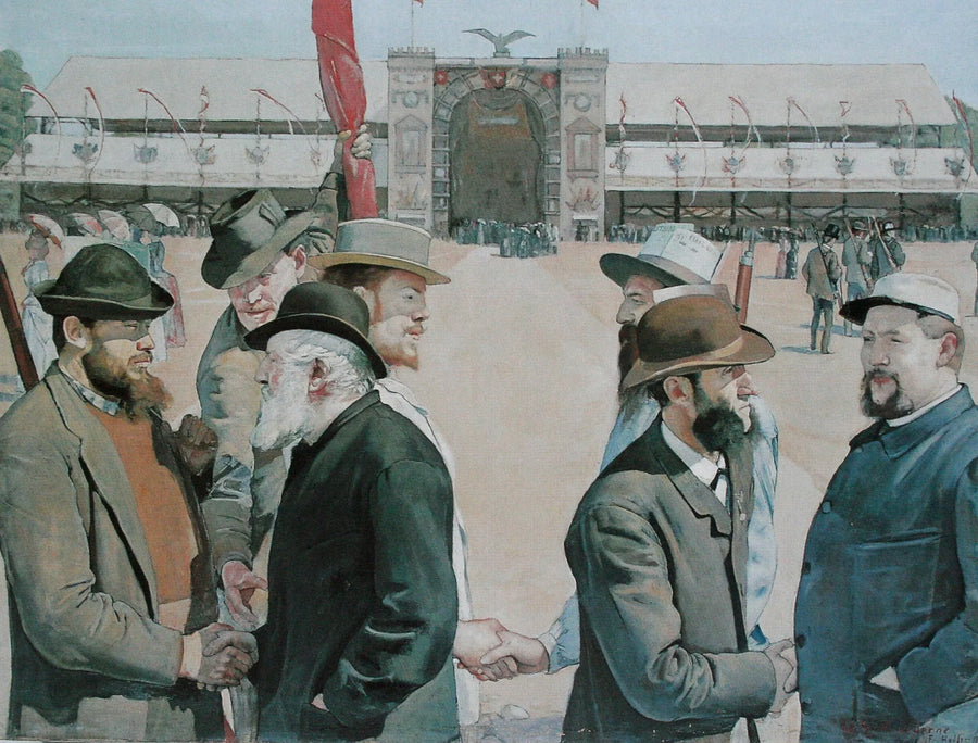 Het moderne Grütli - Ferdinand Hodler