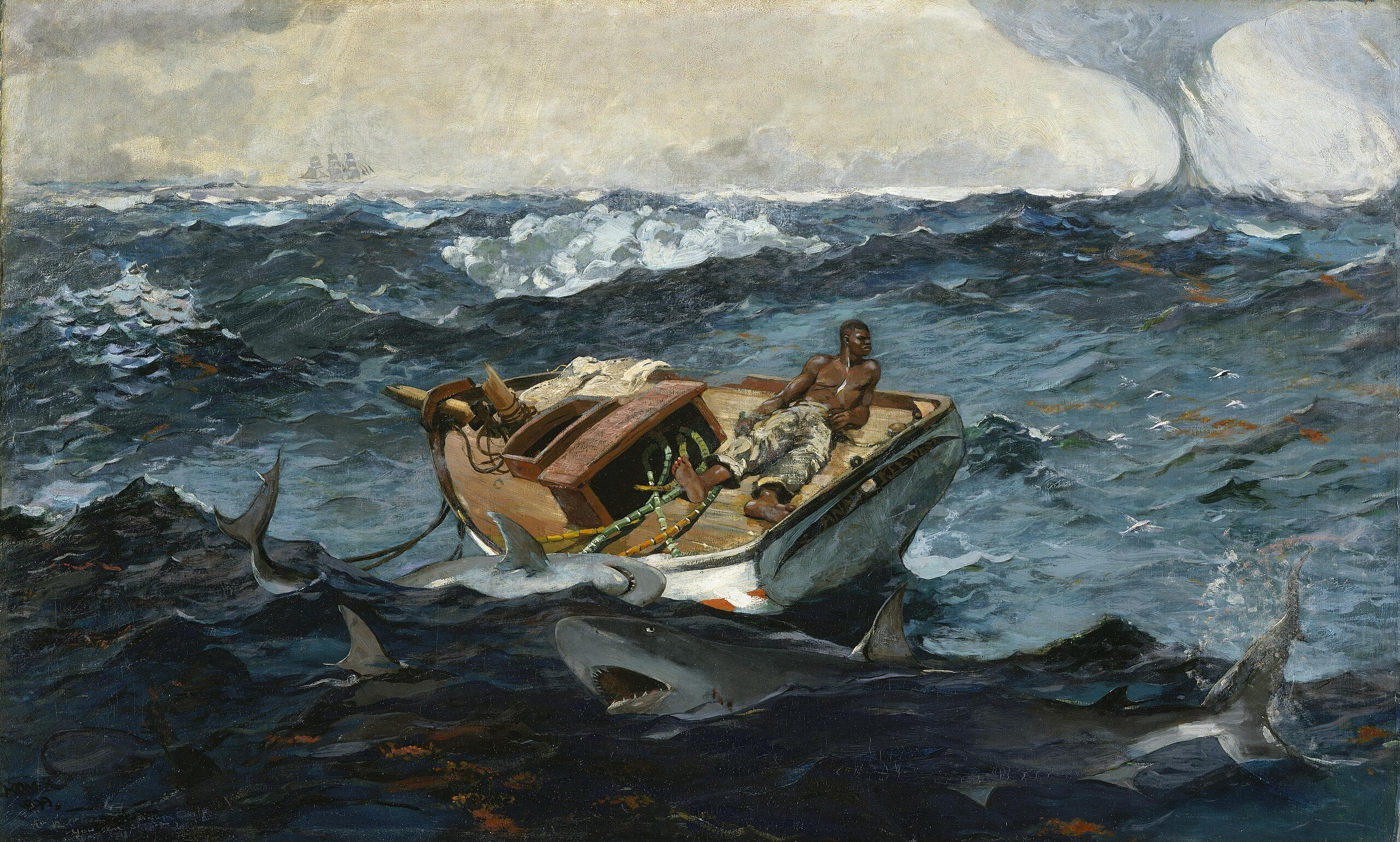 Le Gulf Stream - Winslow Homer image 1 tableau peint à l’huile sur toile