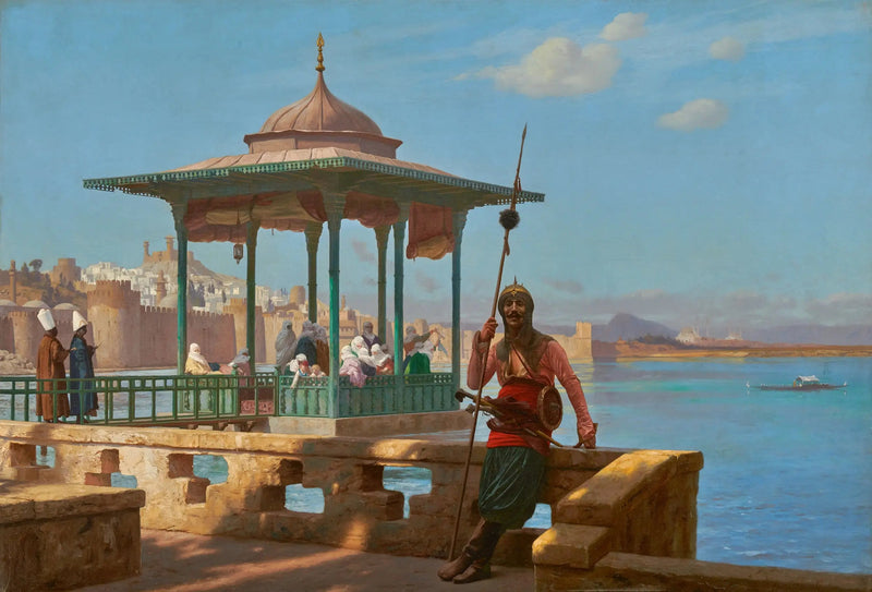 De Harem in de kiosk - Jean-Léon Gérôme